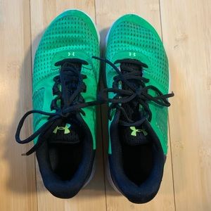 Boys Green Under Armour  Sneakers